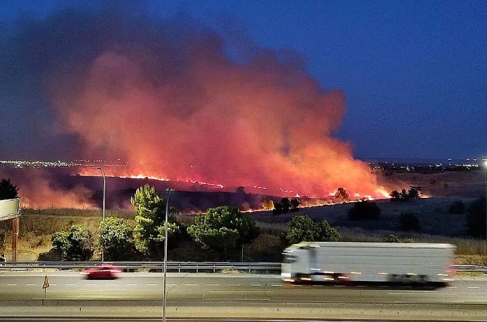 Nuevo incendio en Coslada: Policía alerta por pirómanos